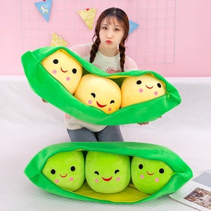 Peluche <span class=keywords><strong>Zoe</strong></span> Pea Pod, coussin décoratif, poupée de lit, poupée de sommeil, cadeau d'anniversaire, cadeau de Nouvel An, décoration de canapé - Product Image 3