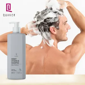 Qquaker Oem Champú y acondicionador Miel Biotina Hidratación Champú Anti Frizz Hidratante Productos para el cuidado del cabello seco