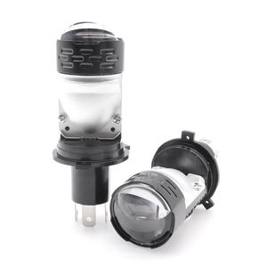 CAR-REFINE Y10 H4 100W 12V 10000LM 6500K Proyector de faros LED para coche, sistema de iluminación OEM ODM, bombilla LED para faros con minilente - Product Image 1