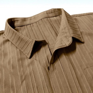 Áo sơ mi mùa hè nam chất liệu dệt kim thoáng mát, kiểu dáng rộng rãi, chống nhăn, chất liệu viscose/polyester, chống xù, thích hợp mặc đi biển - Product Image 3