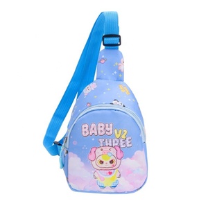 La nuova borsa a tre bambini con cartoni animati e stampe carine borsa da petto da <span class=keywords><strong>asilo</strong></span> di grande capacità Casual e Versatile - Product Image 5