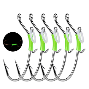 Ami da <span class=keywords><strong>pesca</strong></span> luminosi Lovita con design a molla per gamberetti, per la <span class=keywords><strong>pesca</strong></span> in mare da barca, per esche da bass, 10 ami per confezione - Product Image 1