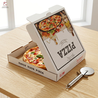 Boîte en papier jetable pour pizza, dessert, nourriture, prix bon marché, boîte d'emballage pour sushi, hamburger, pain, tarte aux œufs, sandwich avec logo