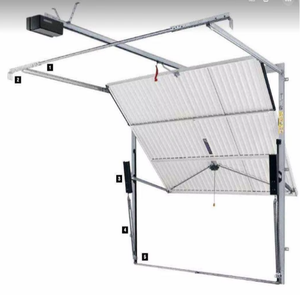 <span class=keywords><strong>Porte</strong></span> <span class=keywords><strong>de</strong></span> <span class=keywords><strong>garage</strong></span> à panneaux inclinables en alliage d'aluminium, ouverture latérale électrique, économie d'énergie, robuste, anti-vent, pour usage commercial - Product Image 6