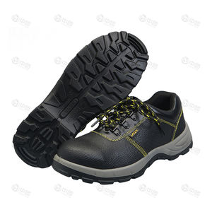 Мужская Удобная рабочая обувь из воловьей кожи со стальной головкой, износостойкая резиновая подошва, четыре сезона, защита ног - Product Image 3