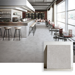 Mejor Precio, Baldosas de Porcelana Satinada Gris Terrazo de Primera Calidad para Baño, Cocina y Tienda, 60x60 - Product Image 1
