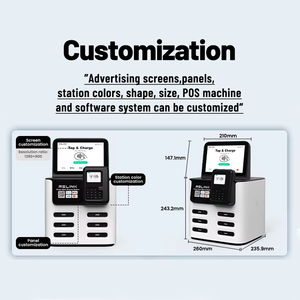 2025 New 6-slots màn hình cảm ứng ngân hàng điện cho thuê trạm/Sạc kiosk/máy bán hàng tự động cho điện thoại hỗ trợ biểu tượng tùy chỉnh - Product Image 5