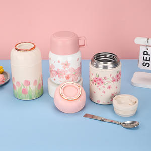 उच्च मूल्य वाले चांदी स्टेनलेस स्टील 316 वैक्यूम इन्सुलेट बेकर आधुनिक डिजाइन पोर्टेबल सूप कप लड़कियों के लिए थोक - Product Image 3