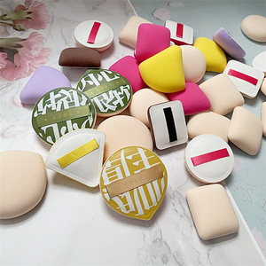 WELLFLYER Esponja de Maquillaje Grande Personalizada, Herramientas de Maquillaje de Algodón Puro, Verde, Amarillo, Cosmético, Polvo, <span class=keywords><strong>Precio</strong></span> de Fábrica, - Product Image 6