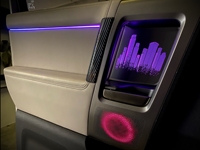 Nouvelle garniture de phare côté passager Chery Icar V23, panneau LED 64 couleurs effet ciel étoilé, éclairage d'ambiance tableau de bord 6V, kit de modernisation/amélioration