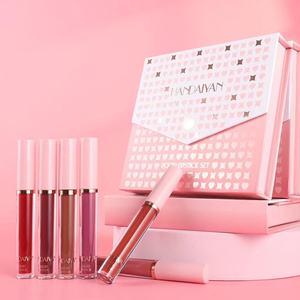 Nuevo juego <span class=keywords><strong>de</strong></span> brillo <span class=keywords><strong>de</strong></span> labios, lápiz labial líquido mate, taza antiadherente, maquillaje que no se decolora, 6 lápices labiales, un juego al por mayor - Product Image 2