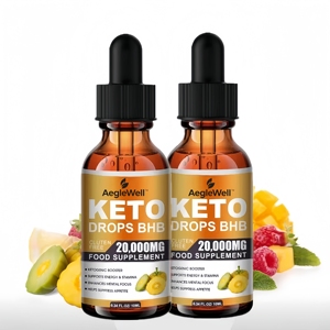 Vente en gros AegleWell Pure BHB Keto Gouttes pour la combustion des graisses Favorise l'accélération maigre cétose Soins sains Keto Gouttes - Product Image 1