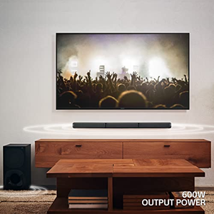 ระบบสมาร์ทโฮม Black Son HT-S40R 5.1ch พร้อมลำโพง Dolby Audio ด้านหลัง ระบบอัตโนมัติในบ้านอัจฉริยะ ซาวด์บาร์ Soni - Product Image 6