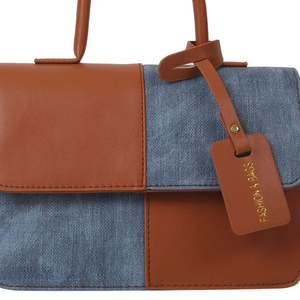 กระเป๋าผู้หญิงสไตล์เมืองสุดหรู กระเป๋าสะพายข้างแบบแบ่งสี กระเป๋าสะพายไหล่สไตล์สตรีทสุดอินเทรนด์ - Product Image 2