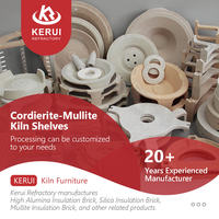KERUI Plaque de support durable en cordiérite mullite Dalles Meubles de four à battes pour applications à haute température