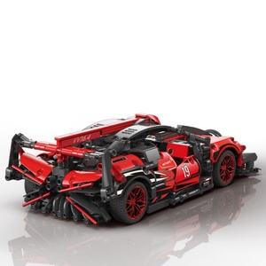 MY88303 Bugatti Super Racing Car, Set de Bloques de Construcción de Modelo de Auto, Juguete Educativo de Construcción, Plástico ABS, Escala 1:14 - Product Image 4