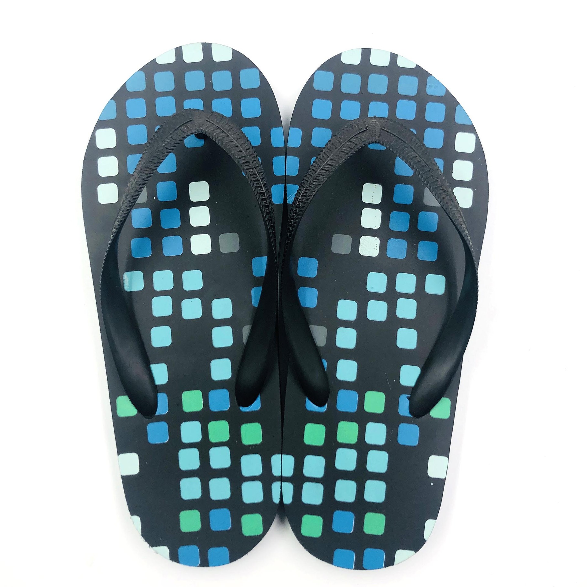 Wholesale Hot Flops Custom Logo Rubber EVA Filp Flops Beach Slippers Men