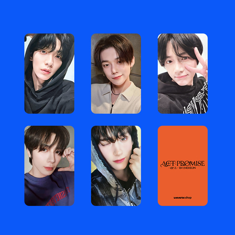 5Pcs/Set KPOP Yeonjun Beomgyu ACT PROMISE INCHEON World Tour Lomo