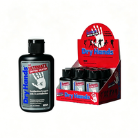 Conteneur noir 59 ml pour gel désinfectant mains, avec logo personnalisé, pour la pole dance, l'entraînement et le sport