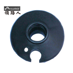 Adaptateur pour bâton de randonnée Paceleader, pièce 06, plastique noir, ajustement universel pour bâtons de marche - Product Image 1