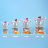 Sacs de transport en plastique pour fruits de mer vivants oxygénés, étanches, de haute qualité, pour l'emballage de poissons vivants d'aquarium