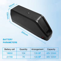 Batterie de vélo électrique Hailong KT-E31 36V 48V 52V 20Ah 25Ah, batterie lithium pour tube diagonal, pour kit de vélo électrique, batterie de remplacement, Akku