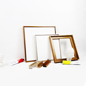 Marco en Forma de L de Resina de 3.5cm de Grosor, Estilo Moderno y Minimalista, con Montaje Gratuito, Impermeable, Marco Interior/Exterior Doble <span class=keywords><strong>para</strong></span> Pintura al Óleo - Product Image 3