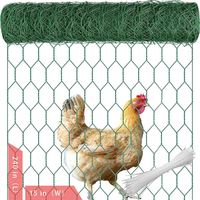 Clôture hexagonale pour poulailler à prix compétitif, rouleau de grillage à poulets économique