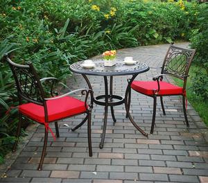 Ensemble <span class=keywords><strong>de</strong></span> salle à manger minimaliste en fonte d'aluminium <span class=keywords><strong>blanc</strong></span> table et chaises modernes en <span class=keywords><strong>fer</strong></span> <span class=keywords><strong>forgé</strong></span> pour l'extérieur mobilier <span class=keywords><strong>de</strong></span> <span class=keywords><strong>jardin</strong></span> - Product Image 6