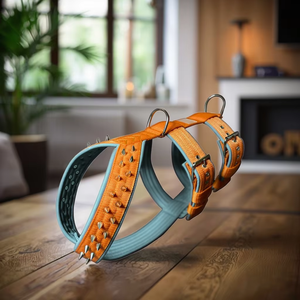 Harnes anjing taktis tajam, rompi anjing berduri tepi dua lapis, Anti serangan modis Spike taktis untuk anjing - Product Image 5