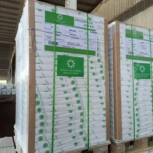 55 60gsm không tráng woodfree bù đắp giấy trong ream đóng gói