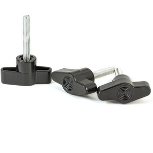 Carbon Steel T-Handle <b>Screw</b> M5 M6 <b>Flat</b> Head Adjustable Knob Bolt For Communication Equipment - Product Image 3