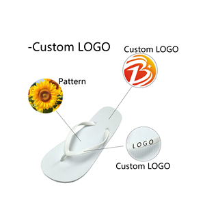 Bán buôn tùy chỉnh màu sắc đồng bằng Flip Flops Dép đi trong nhà cho phụ nữ cá nhân của riêng bạn Logo mùa hè bãi biển dép phẳng cho phụ nữ Giày - Product Image 1