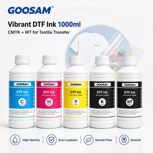 Encre à base d'eau pour impression DTF CMYK Blanc 1000ml – Encre numérique pour transfert direct sur film par presse à chaud – Vente en gros - Product Image 1