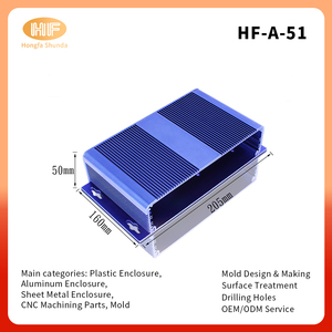 Manufacturer Custom CNC Machining Milling Parts Precision Wall Mounted Anodized Aluminum Metal Enclosure Housing <strong>Case</strong> - Product Image 3