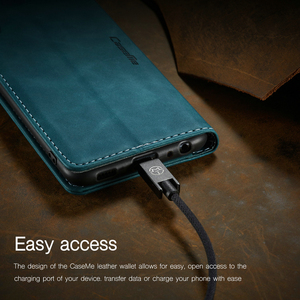 CaseMe-Funda de cuero con tapa para teléfono móvil OPPO, carcasa tipo billetera con ranura para tarjeta, para modelo Reno 8, 7 Pro, 5G, A96, A36, K10, A76, F19, F19S, A74, <span class=keywords><strong>A95</strong></span>, 4G - Product Image 6