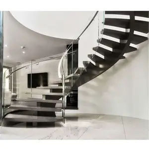 Australia Standard Houses/Villa Luxury Prefabricated Steel Spiral Staircase