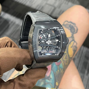 รับปรับแต่งโลโก้ นาฬิกาข้อมือผู้ชายแบบกลไก ดีไซน์โปร่ง ทรงกระบอก กันน้ำ พร้อมฟังก์ชั่นกันน้ำ - Product Image 1