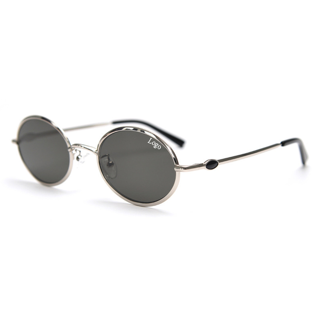 Fashion Unisex Metal Sunglasses Custom Glasses 2026 Luxury Uv400 Sunglasses Bulk Mens Oval Sunglasses