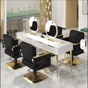Fauteuil de Barbier Moderne en Similicuir avec Pompe Hydraulique, Hauteur Réglable, Base Carrée, Mobilier de Salon au Design Contemporain - Product Image 5
