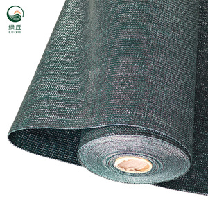 Verde oscuro nuevo material HDPE 150-220gsm vela de sombra al aire libre y malla rollo de malla de jardín antienvejecimiento - Product Image 5