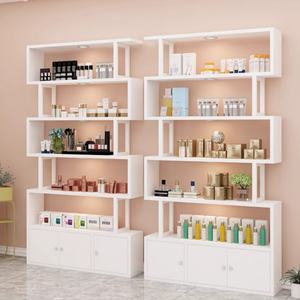 Meilleures ventes : Étagère de présentation pour salon de coiffure, armoire de rangement en bois, bibliothèque - Product Image 1