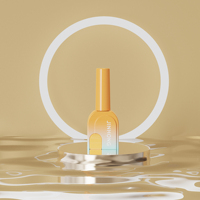 Bouteille de vernis à ongles vide et dégradé lumineux de 12ml avec logo personnalisé Conteneur en verre unique pour constructeur d'ongles en gel dur