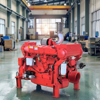 Moteur diesel marin Yundian Power P12 516HP à démarrage électrique, 4 temps, 6 cylindres, 11,596 L, refroidi par eau, pompe à eau, groupe motopropulseur