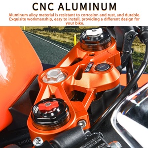 XXUN-horquilla delantera para motocicleta, abrazadera superior para KTM RC390 RC-390 RC 390 <span class=keywords><strong>2022</strong></span> 2023 CNC, accesorios <span class=keywords><strong>de</strong></span> aluminio - Product Image 4