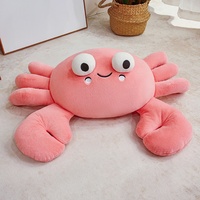 Usine En Gros Mer Animal Crabes Doux En Peluche Jouets Couette Babys Cadeau Brodé Technique PP Matériel De Remplissage