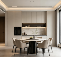 Meuble de rangement en contreplaqué de qualité E0, multifonctionnel, grande capacité, design moderne, buffet en bois, vente chaude