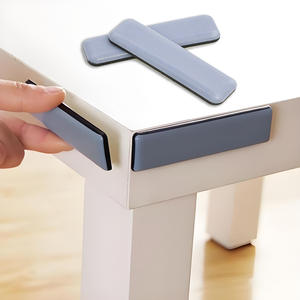 Patins antidérapants silencieux pour pieds de table et de chaise, patins de protection mobiles robustes pour meubles, rehausseurs de hauteur, patins coulissants en PTFE pour sols - Product Image 1