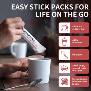 Sachet de collagène bovin de marque privée poudre de collagène blanchissant gluta de beauté poudre de collagène poudre de fermeté de la peau de soutien de collagène - Product Image 5