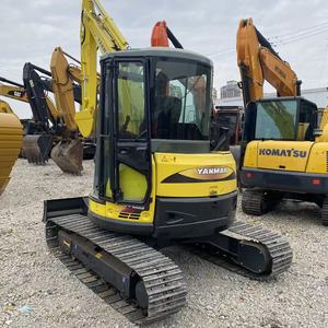 Offre spéciale : Mini-excavatrice sur chenilles Yanmar Vio55 d'occasion de 5,5 tonnes, engin de terrassement en stock à prix réduit - Product Image 1